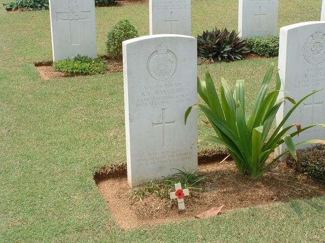 ACC Grave Kranji War Cemetery