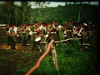 2nd Queens band plays to Belize locals 1976
